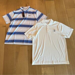 “Under Armour” Polo/Golf Shirts. Both size XL.